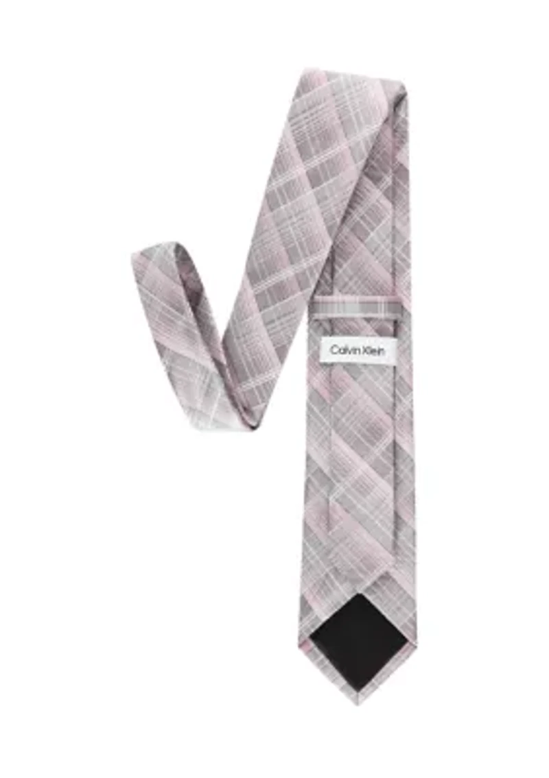 Ombre Plaid Tie