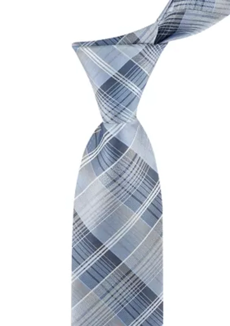 Ombre Plaid Tie