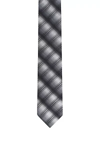 Shaded Plaid Necktie