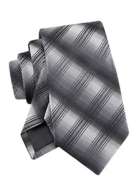 Shaded Plaid Necktie