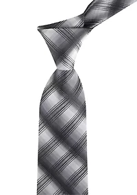 Shaded Plaid Necktie