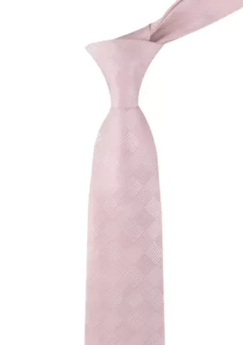 Lousie Grid Pattern Tie