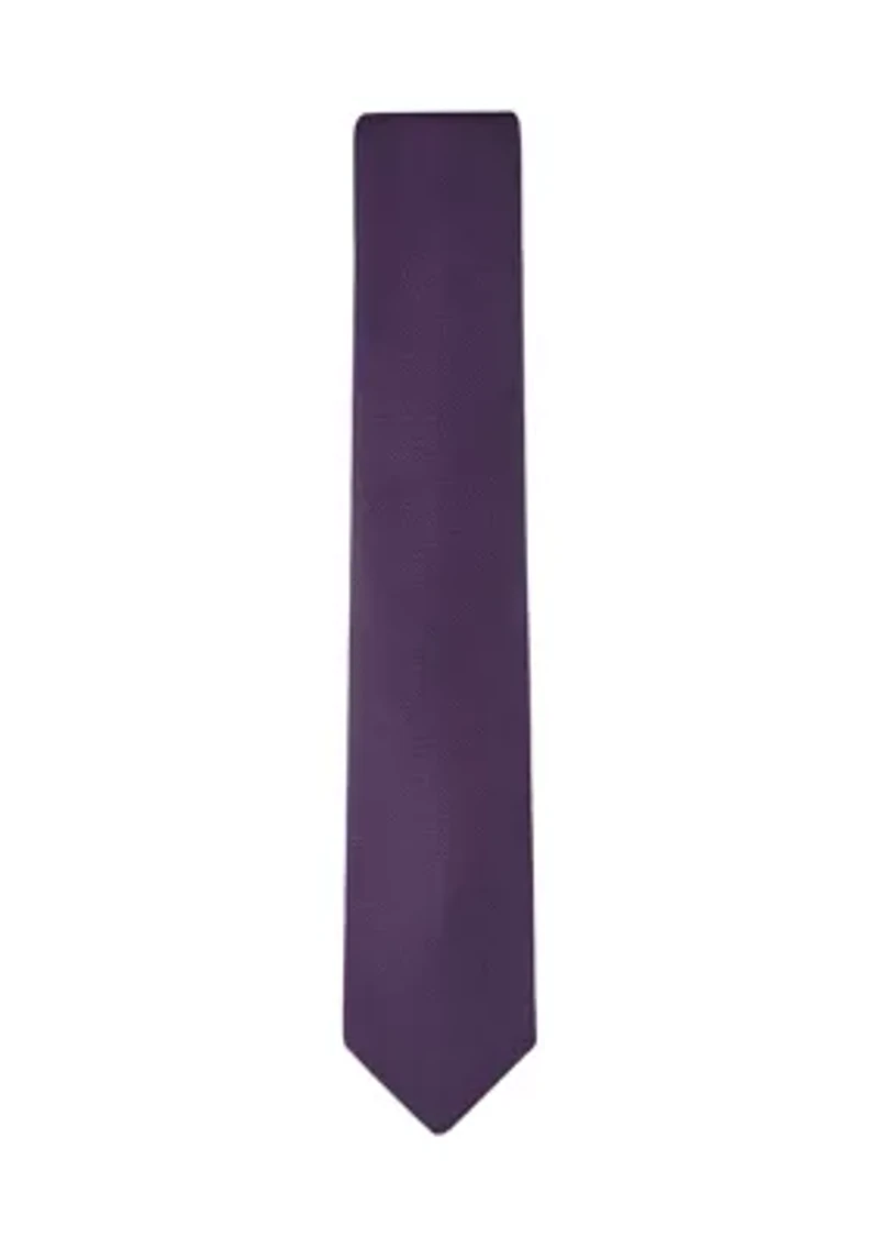 Men's Extra Long Spun Solid Tie