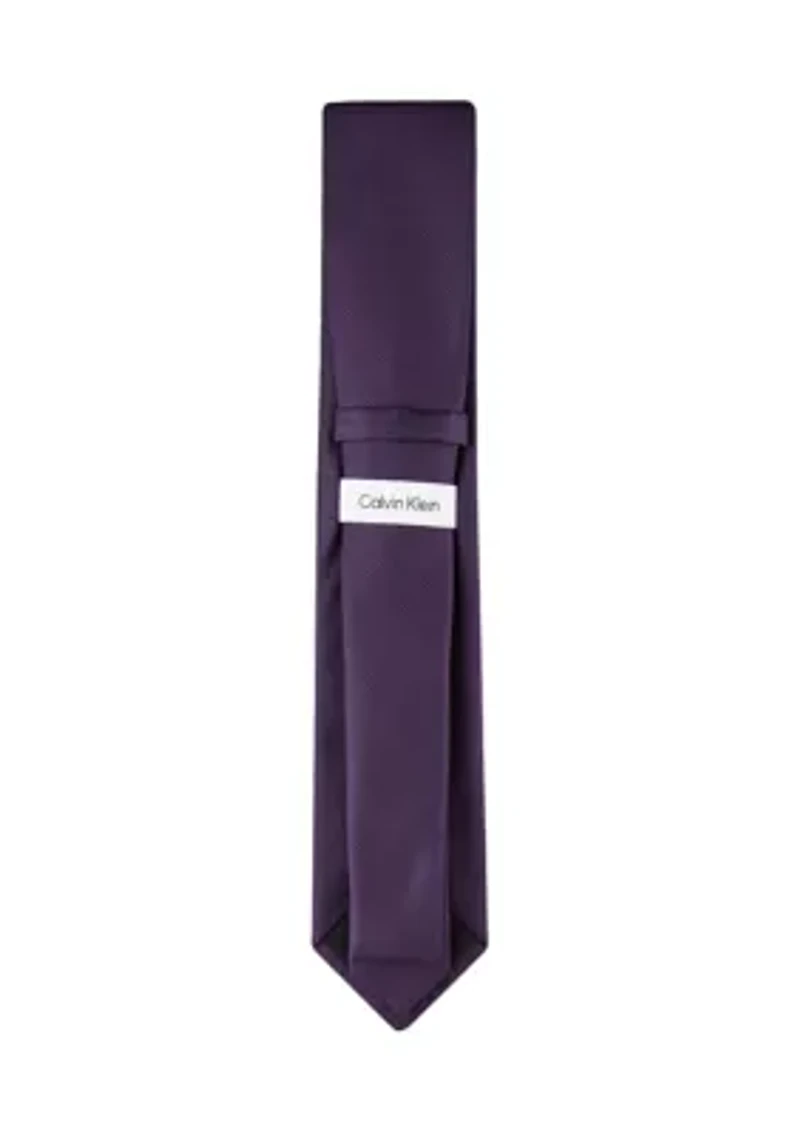 Men's Extra Long Spun Solid Tie