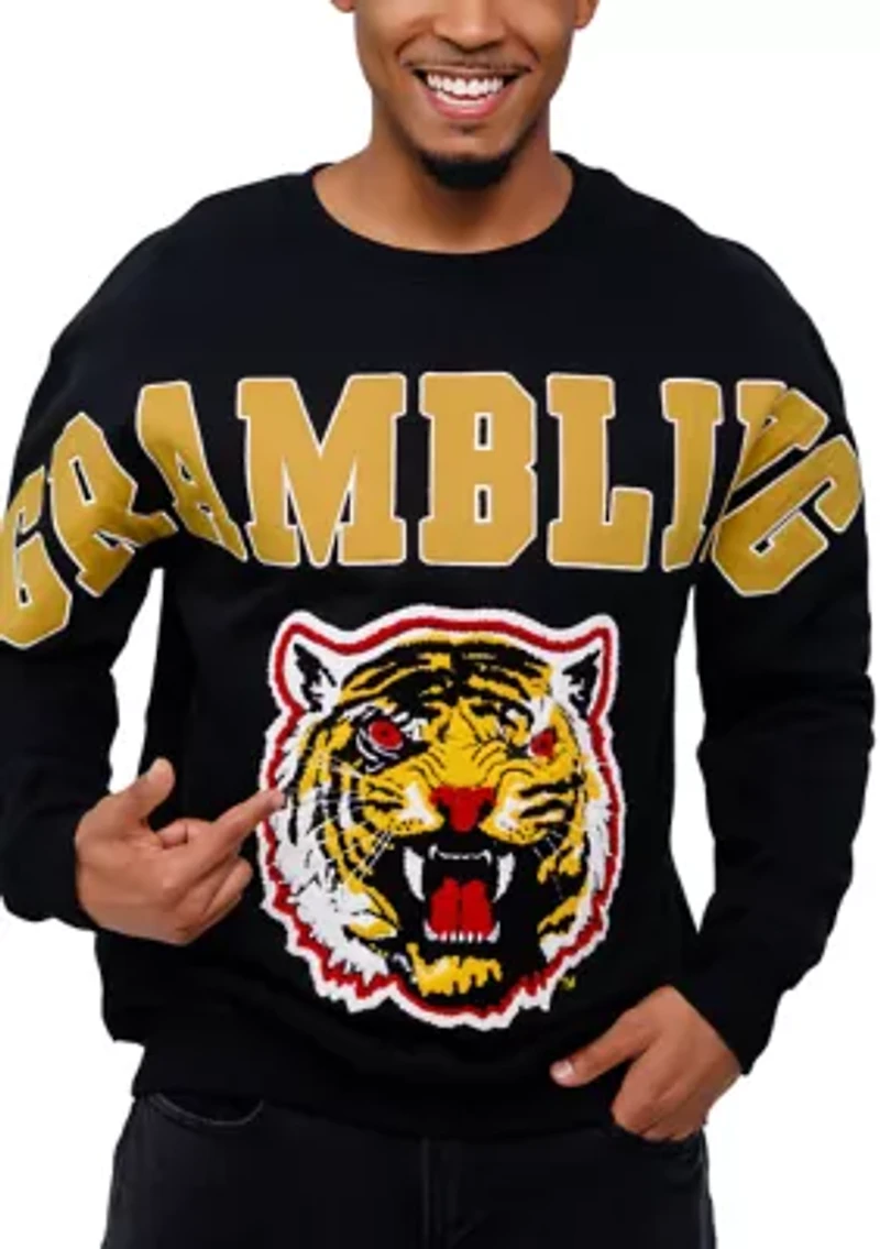 NCAA Grambling State Tigers Graphic Crew Sweatshirt