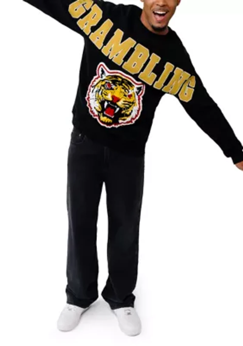NCAA Grambling State Tigers Graphic Crew Sweatshirt
