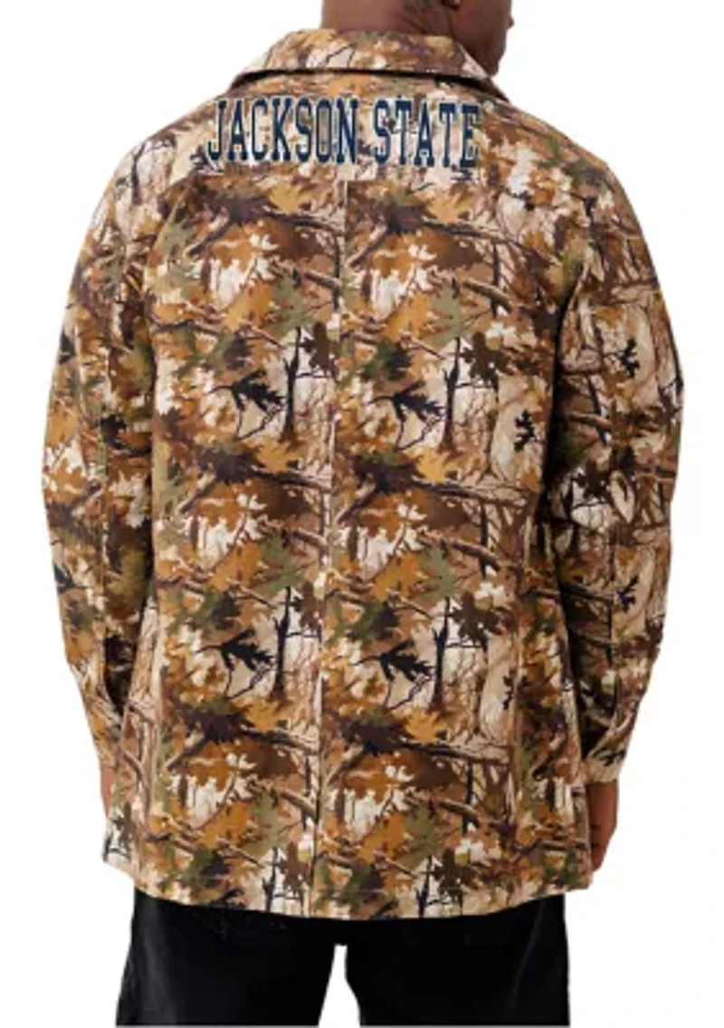 NCAA Jackson State Tigers Camo Field Jacket