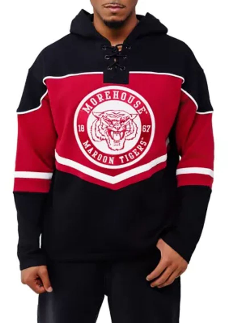NCAA Morehouse Maroon Tigers Hooded Jersey