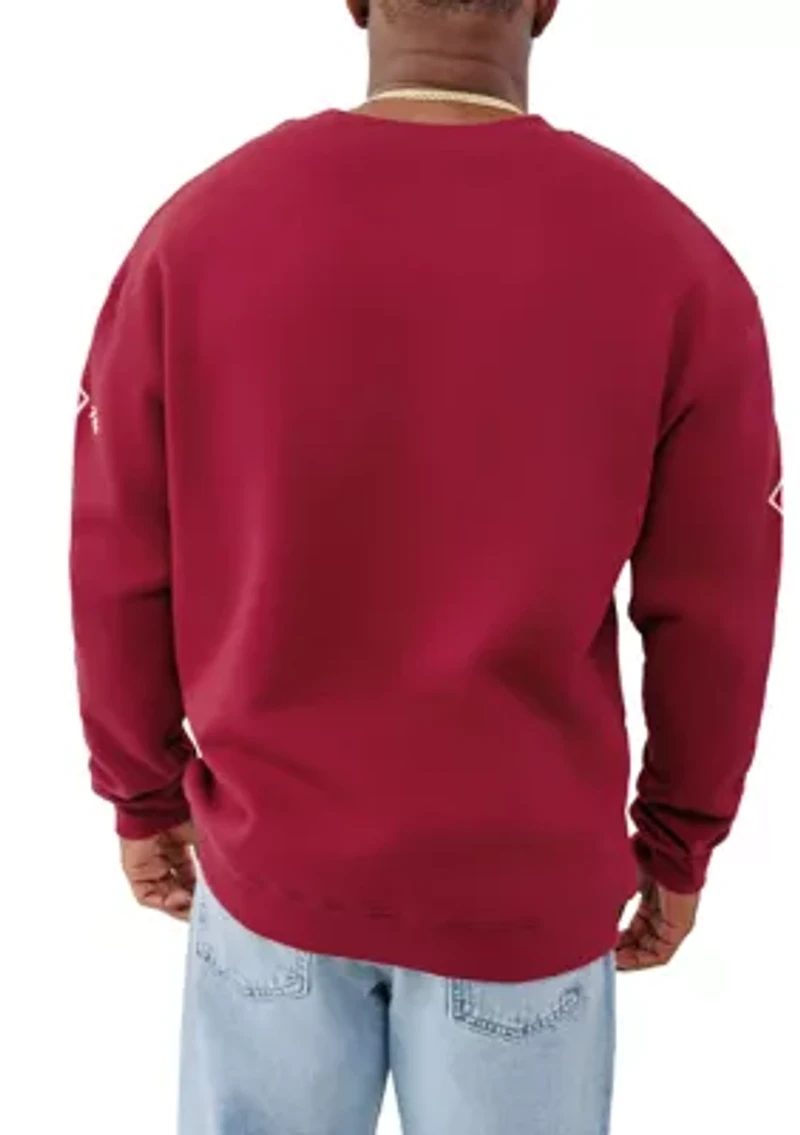 NCAA Morehouse Maroon Tigers Crew Sweatshirt