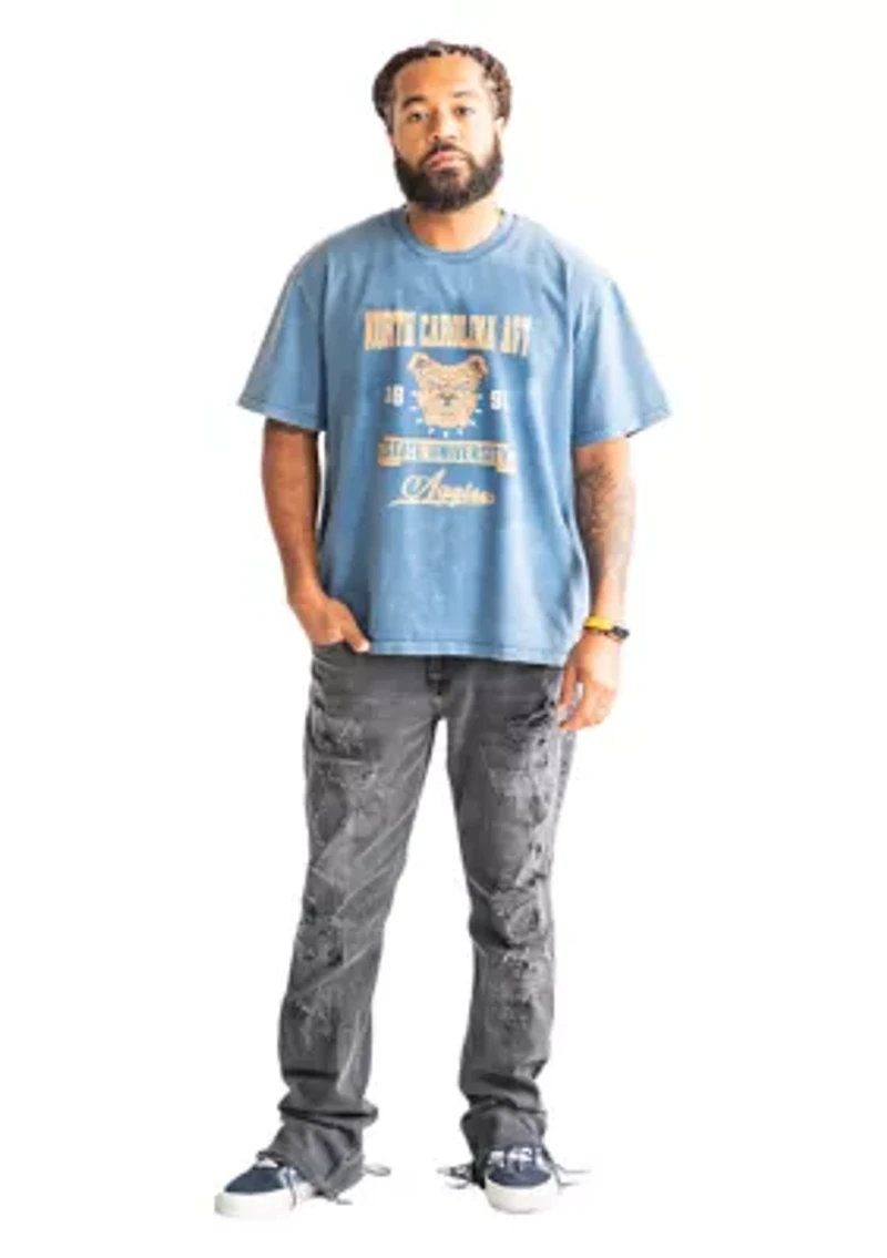 NCAA NC A&T Aggies Mineral Wash Graphic T-Shirt
