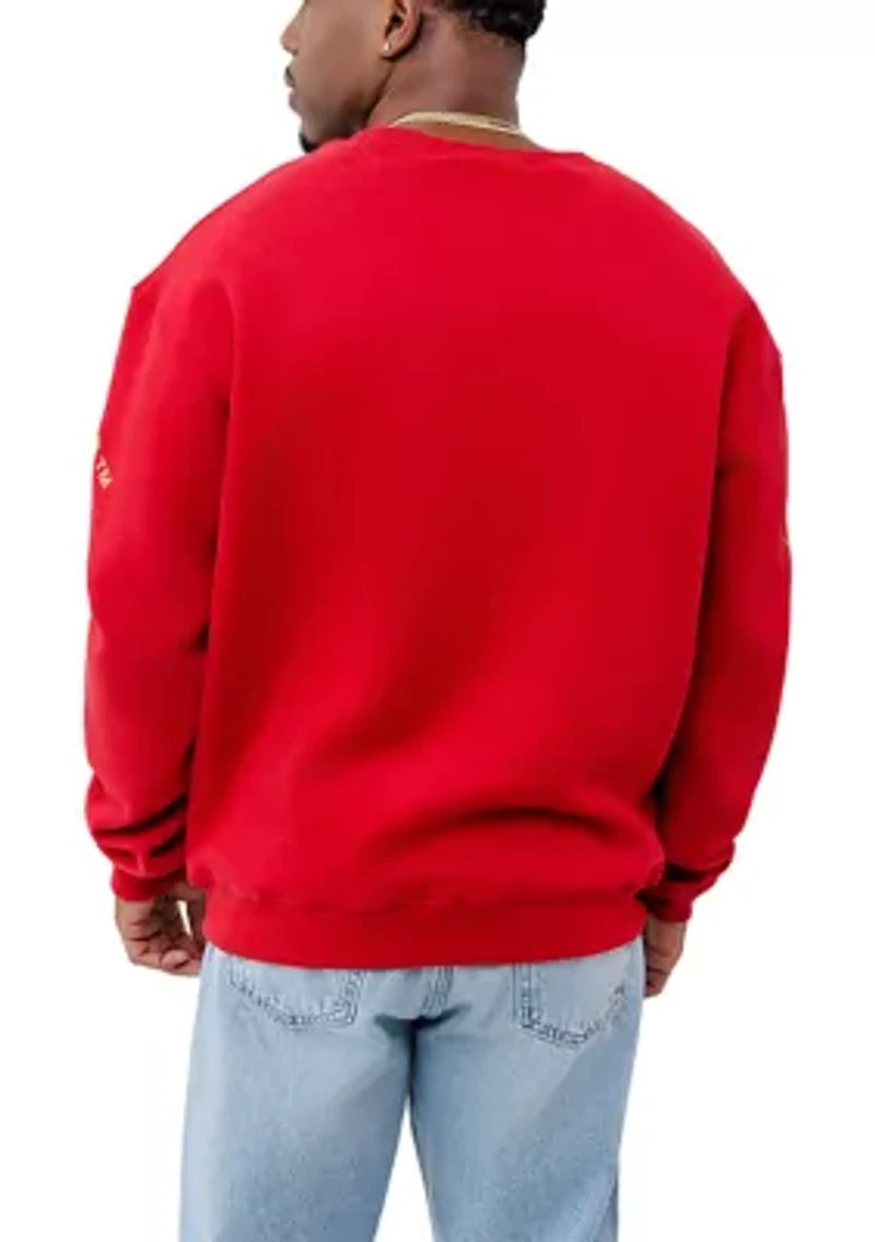 NCAA Tuskegee Golden Tigers Graphic Crew Sweatshirt