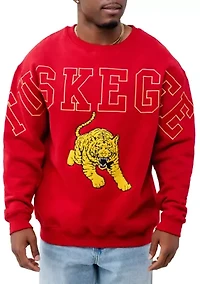 NCAA Tuskegee Golden Tigers Graphic Crew Sweatshirt