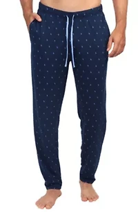 Byrd Print French Terry Pants
