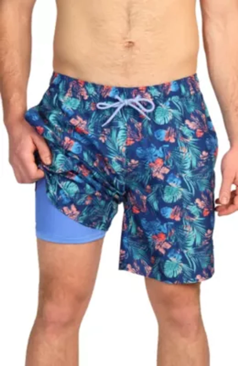 Midnight Tropical Swim Shorts
