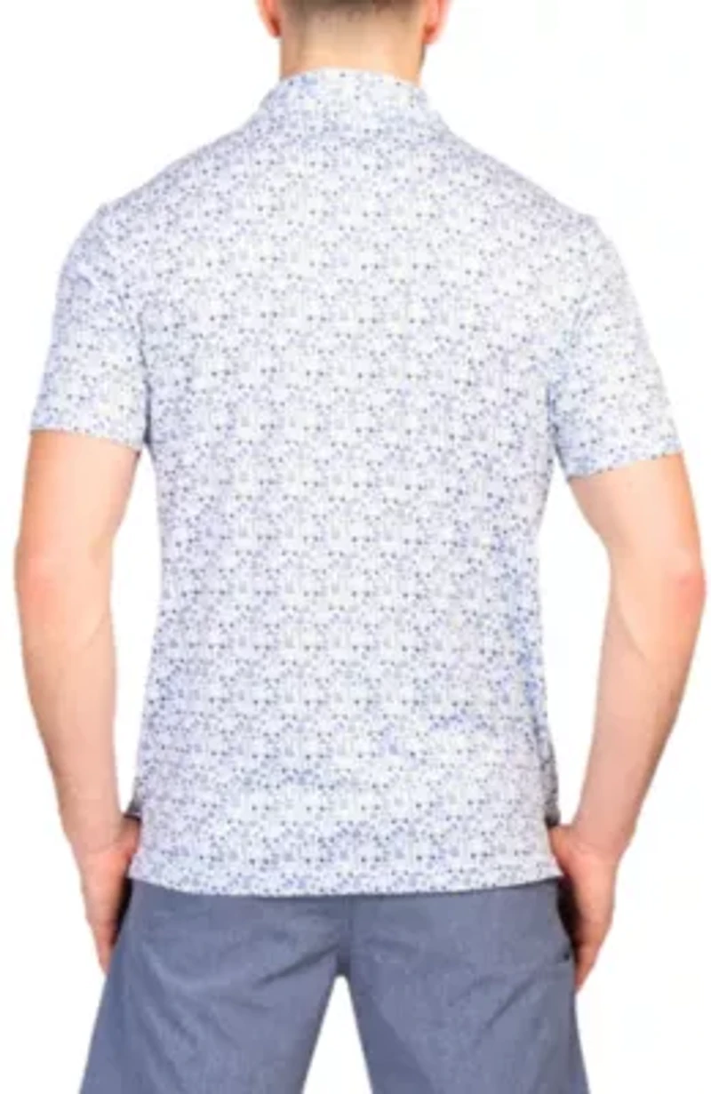 Hole-In-One Printed Performance Polo