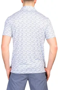 Hole-In-One Printed Performance Polo
