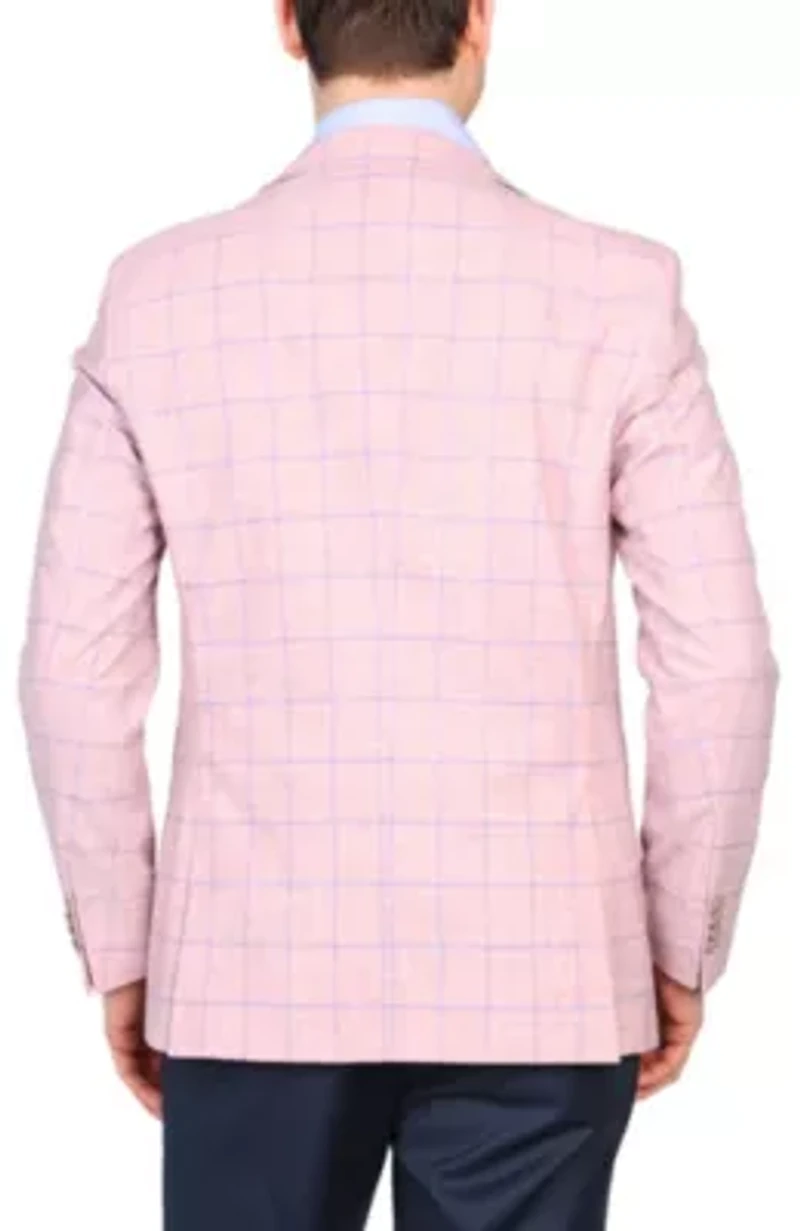 Melange Windowpane Sportcoat