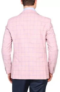 Melange Windowpane Sportcoat