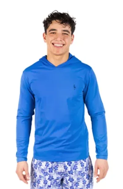 Solid Long Sleeve Hoodie Rashguard