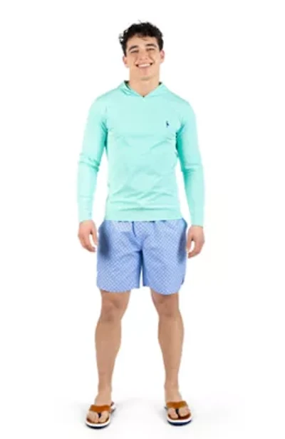 Anchors Printed Swim Shorts