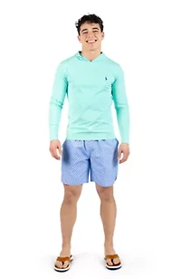 Anchors Printed Swim Shorts