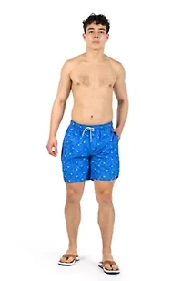 Tropical Floral Printed Swim Shorts