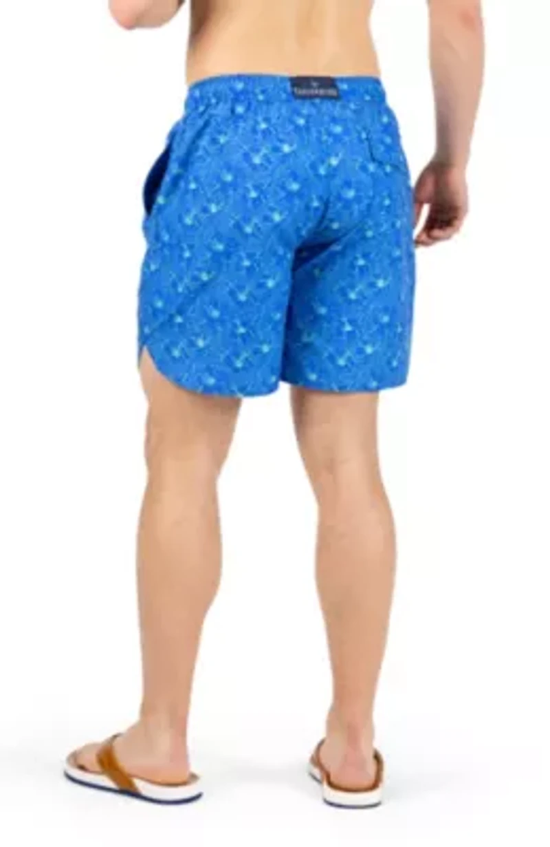 Tropical Floral Printed Swim Shorts