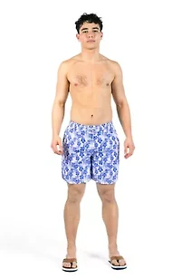 Hibiscus Printed Swim Shorts