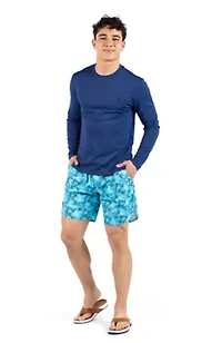 Skulls Printed Swim Shorts