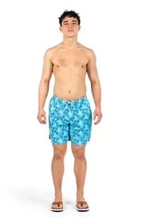 Skulls Printed Swim Shorts