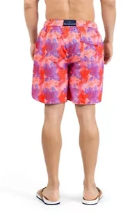 Leaves Printed Swim Shorts