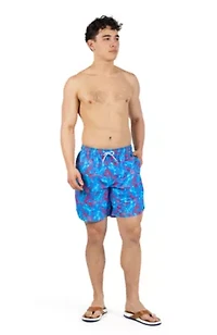 Lobsters Printed Swim Shorts