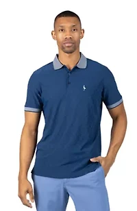 Tech Slub Textured Performance Polo