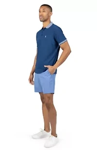Tech Slub Textured Performance Polo