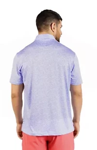 Abstract Maze Printed Performance Polo