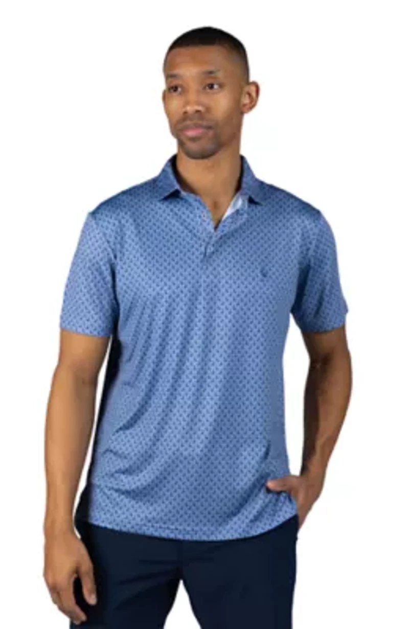 Byrds Printed Performance Polo