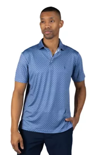Byrds Printed Performance Polo