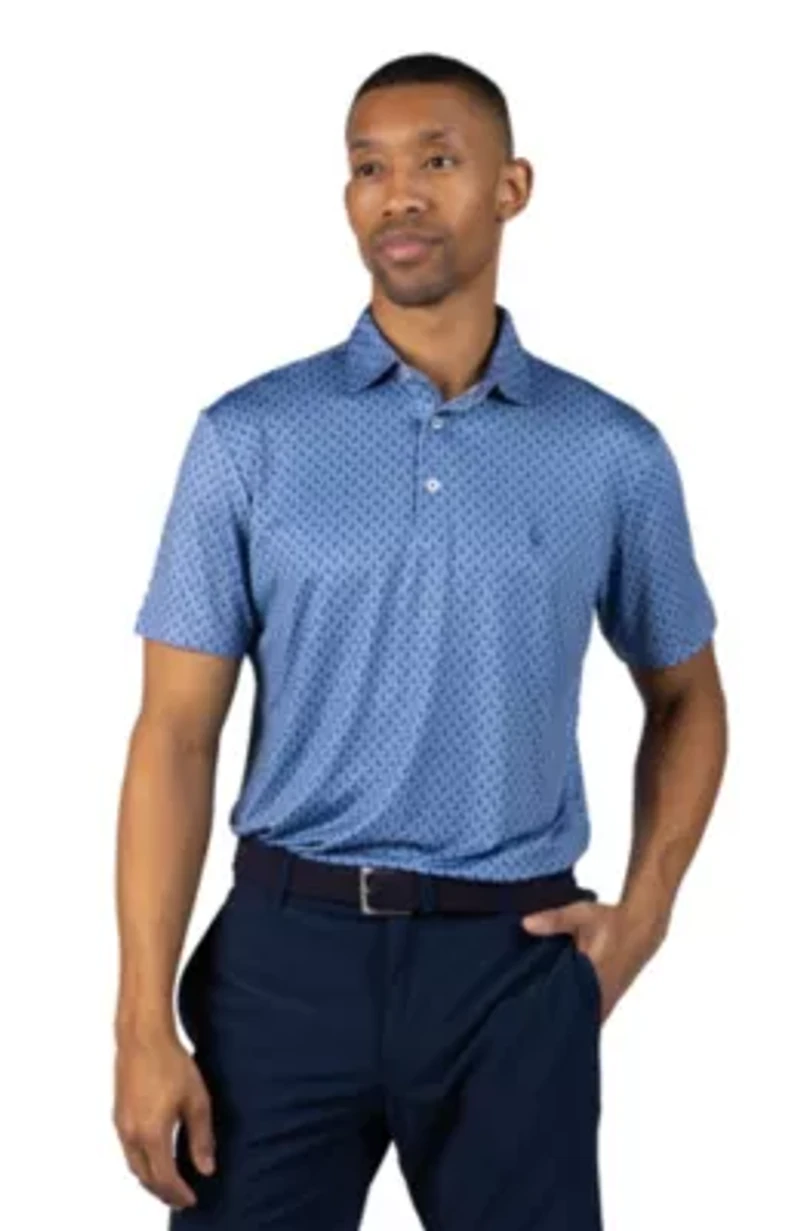 Byrds Printed Performance Polo