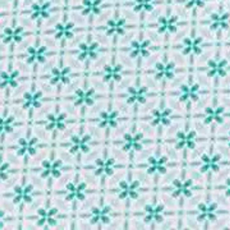 Micro Geo Floral Printed Performance Polo