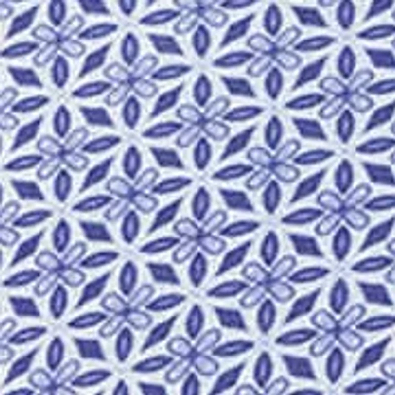 Geo Floral Printed Performance Polo