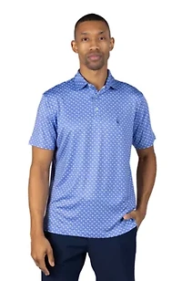Carts and Byrds Printed Performance Polo