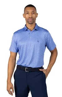 Carts and Byrds Printed Performance Polo