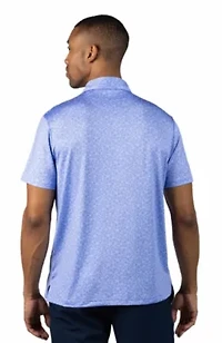 Summer Floral Printed Performance Polo