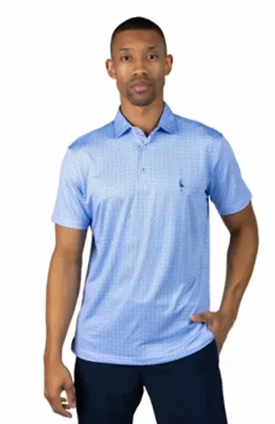 Captains Wheel Printed Performance Polo