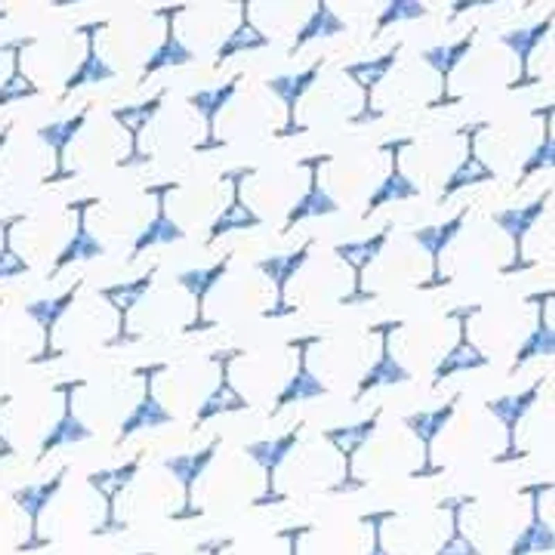 Martini Glasses Printed Performance Polo