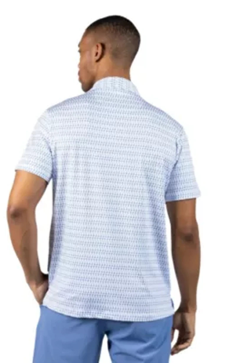 Martini Glasses Printed Performance Polo