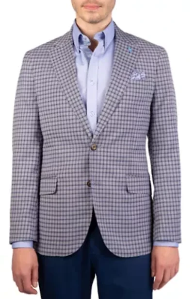 Melange Mini Plaid Sport Coat