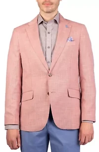 Solid Dobby Sport Coat