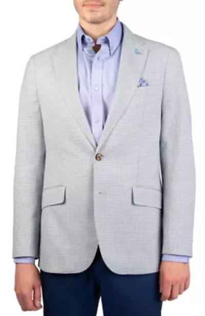 Melange Mini Check Sport Coat