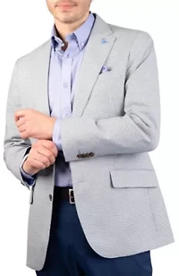 Melange Mini Check Sport Coat